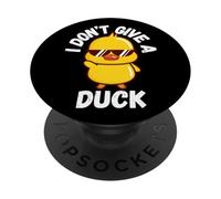 Duck Funny Non me ne frega una papera PopSockets PopGrip Adesivo