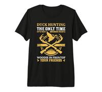 Duck Hunting The Only Time It's Not Awkward To Get A Woodie Maglietta Premium