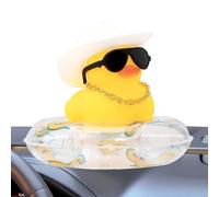 Duck In Per Automobile: Per Ornamenti Per Auto In Scrillante | In Per Automobile, Decorazione Del Bordo In Giallo, Giocattolo Da Bagno Decorazione