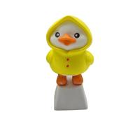 Duck Keycaps, Cartoon Keyboard Accessories, Cute Custom Design, Portatile ABS Material, Novelty Key Cap Decor for Mechanical Keyboards, Adult, Donne, Uomini