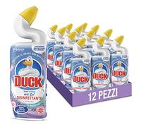 Duck Liquido WC Gel, Anticalcare e Biodegradabile, Lavanda, 12 Pezzi | Uccide fino al 99,9% dei batteri, Formato Scorta