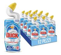 Duck Liquido WC Gel, Anticalcare e Biodegradabile, Marine, 12 Pezzi | Uccide fino al 99,9% dei batteri, Formato Scorta