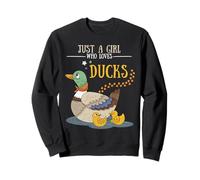 Duck Lover Just A Girl Who Loves Ducks Animals Women Kids Felpa