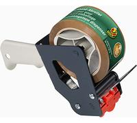 Duck Nastro Imballaggio con Dispenser Marrone 50mmx66m | Nastro da imballo ad alta resistenza. Aderenza extra forte per chiudere pacchi in totale sicurezza!