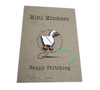 Duck Needle Minder - Cute Solid Embroidery Pin Holder, Sewing Needle Organizer | Magnetic Convenience Quilting Craft Tool to Prevent Needles Loss Misplacement for Sewing Embroidery Projects