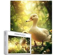 Duck Parent and Child Together, puzzle da 1000 pezzi per adulti puzzle a tema familiare puzzle colorati fai da te per la decorazione della casa, regali puzzle per famiglia, perfetto per serate di
