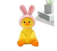 Duck peluche, di peluche - 9,84 pollici di gialla con cappello, Sleeping Buddy, divano cuscini, roba decorativa, decorazione per la casa degli animali per feste