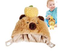 Duck Plush Hat, Cartoon Plush Doll Head Cover, Soft Dress-Up Head Clothes, Comfortable Headgear For Toy Accessories, Ensures Comfortable Wear While The Bright Colors Enhance Your Doll's Cuteness
