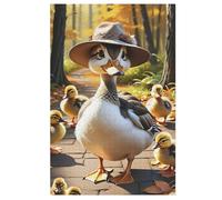 Duck Puzzle Games for Adults E Bambini - for Creativity And Mindfulness - Challenging Jigsaw Puzzles 1000 Pezzi for Family 78×53cm