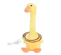 Duck Ring Throw Toy - USB Powered Animal Toss Challenge, Engaging Motion Game for Parties, Picnics, Yard, Patio, Home Play Area, Interactive Amusement for Children, Teenagers, Adults, Skill Training