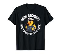 Duck Security Don't Mess with My Duck Halloween Fun Maglietta