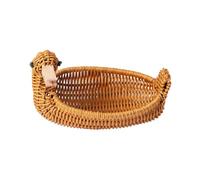 Duck Shaped Storage Basket, Hand Woven Organization Bin, Sturdy Container with Sturdy Handles, Wicker Cotton Costrution, Home Storage Basket with Playful Design, Compact Organizer for Living Room