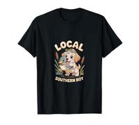 Duck Southern Duck Local Hunting Black Lab Outdoor Vintage Maglietta
