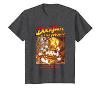 Duck Tales The Movie Maglietta, Bambini, Grigio Scuro, 8 anni