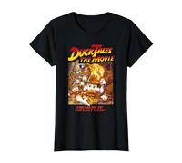Duck Tales The Movie Maglietta, Donna, Nero, XS