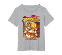 Duck Tales The Movie Maglietta, Donna plus-size, Grigio Melange, 3X