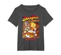 Duck Tales The Movie Maglietta, Donna plus-size, Grigio Scuro, 3X