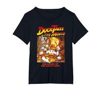 Duck Tales The Movie Maglietta, Donna plus-size, Nero, 4X