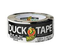 Duck Tape Max Strength White 48 mm x 18,2 m, ad alta resistenza, resistente, Gaffa e nastro adesivo