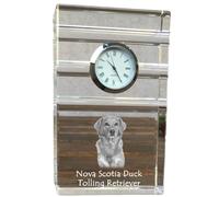 Duck Tolling Retriever della Nuova Scozia orologio a tre strisce con cane Art-Do