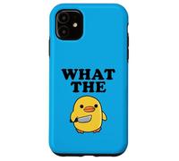Duck with Knife What the Duck Custodia per iPhone 11