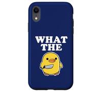 Duck with Knife What the Duck Custodia per iPhone XR
