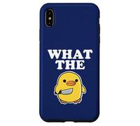 Duck with Knife What the Duck Custodia per iPhone XS Max