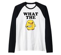 Duck with Knife What The Duck Maglia con Maniche Raglan