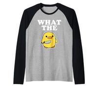Duck with Knife What The Duck Maglia con Maniche Raglan