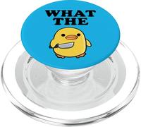 Duck with Knife What the Duck PopSockets PopGrip per MagSafe