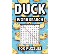 Duck Word Search: 100 Pages of Puzzles, Word Scramble, Word Find, and Vocabulary Activities for Kids, Adults, and Seniors