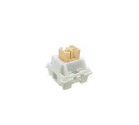 DucKey Outemu Cream PRO Switch, Interruttore Lineare/Silenzioso/Cliccabile Pre-lubrificato 5Pin per Tastiera Meccanica (Color : Silent Cream Yellow, Size : 110PCS)