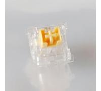 DucKey OUTEMU Honey Peach Switch V2 RGB, Interruttore Lineare Silenzioso Pre-lubrificato Trasparente per Tastiera Meccanica (Size : 90PCS)