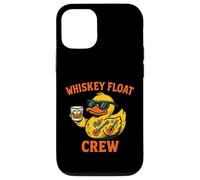 Duckie gomma Whisky Float Crew divertente Duck Party Custodia per iPhone 12/12 Pro