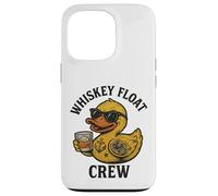 Duckie gomma Whisky Float Crew divertente Duck Party Custodia per iPhone 13 Pro