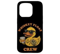 Duckie gomma Whisky Float Crew divertente Duck Party Custodia per iPhone 15 Pro