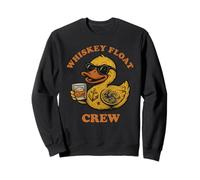 Duckie gomma Whisky Float Crew divertente Duck Party Felpa