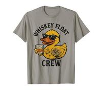 Duckie gomma Whisky Float Crew divertente Duck Party Maglietta