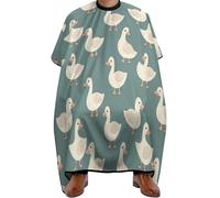 Ducks Cute Pattern Donna Uomo Mantella Taglio Capelli Antiaderente Mantello Da Barbiere Con Chiusura A Gancio Mantella Parrucchiere Per Tagliare I Capelli Acconciatura Parrucchieri 168X140Cm