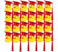 Ducks Di Graduazione | Mini Anatre In Gomma Morbida Con Cappuccio Di Graduazione | Giocattoli Di Gomma Divertenti Per Decorazioni Per Festa Di Laurea, Favori Di Celebrazione, Regali Di F