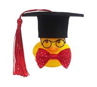 Ducks di laurea - Small Accessorio per anatre di laurea, Accessorio affascinante Cashboard | Novelty Rubber Duck con occhiali da cappello, divertimento Regalo da collezione della camera da per f