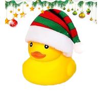 Ducks in gomma - diversi giocattoli a tema, anatre galleggianti | Simpatici giocattoli con cappello di Babbo Natale, giocattolo da bagno per bambini, nuove collezioni di anatre, accessori f
