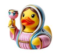 Ducks In Resina - 8,89 Cm Gesù Figurine Di, Simpatiche Sculture Religiose | Ornamenti Di Natale Per Decorazioni Per La Casa, Festa, Compleanno, Scuola Domenicale, Pasquale, Ufficio, Soggiorno