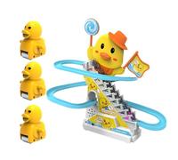 Ducks Per Arrampicata In Scala - Giocattolo Per Arrampicata Con A Batteria | Giocattolo Scalatore Per Bambini, Diapositiva Elettrica Con Luci A LED E Musica, Giocattolo Per La Scala Mobile Per