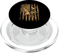 Ducks US Flag Camo - Cacciatore amante della caccia agli uccelli acquatici PopSockets PopGrip per MagSafe