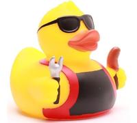 Duckshop I anatra da bagno Griller I cigolii, L 8 cm, regalo per intenditori I Presente per collezionisti
