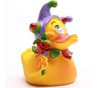 Duckshop I anatra da bagno Harlekin, L 8 cm, regalo per gli appassionati di carnevale, collezionista