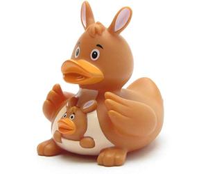 Duckshop I Anatra di gomma canguro I Paperella di gomma I L: 11,5 cm