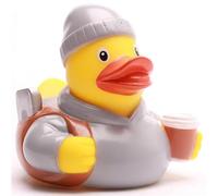 Duckshop I papera da bagno Start-Up I paperella da squittio, L: 8,5 cm, regalo per imprenditori, regalo per collezionisti