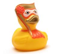 Duckshop I uomo di carnevale veneziano in oro I anatra di gomma I L:8 cm